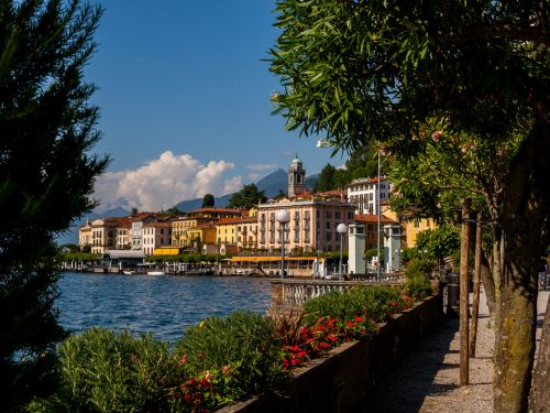 Vista sulla città di Bellagio, la perla del lago di Como