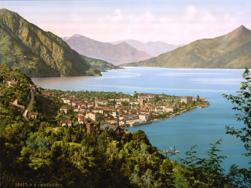 Lago di Como visto dall'alto