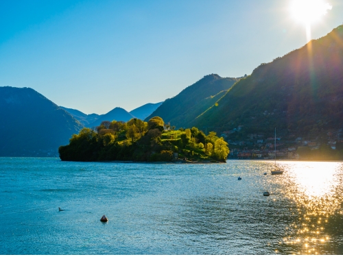 Isola Comacina sul Lago di Como 