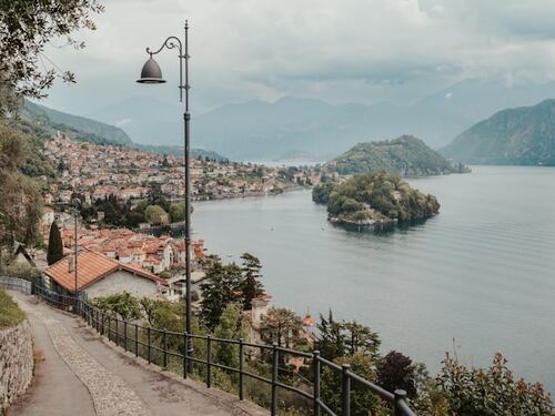 Vista dell'Isola Comacina sul Lago di Como